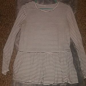 Black & White striped longsleeve
